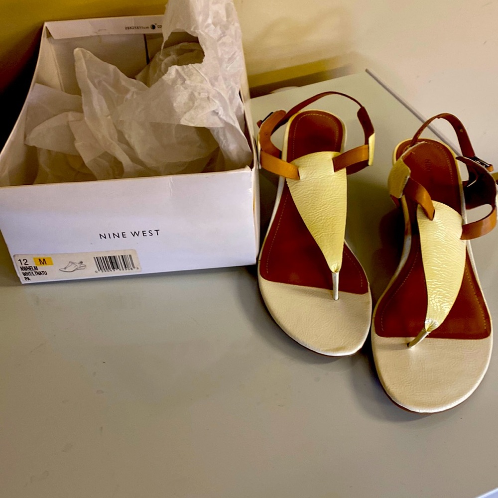 White comfortable white sandel